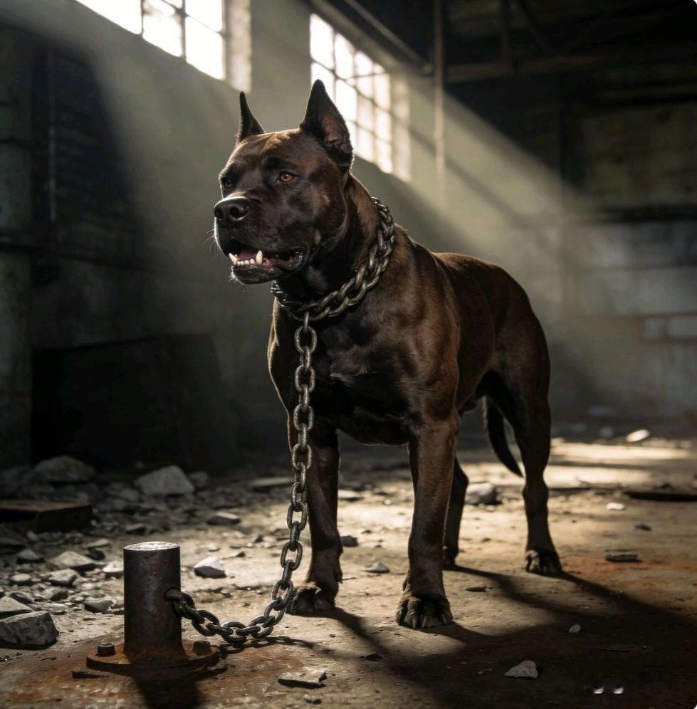 一条曾经挣脱链子的烈狗，把邻居们咬得遍体鳞伤、血痕累累，后来在邻居的齐心协力下用