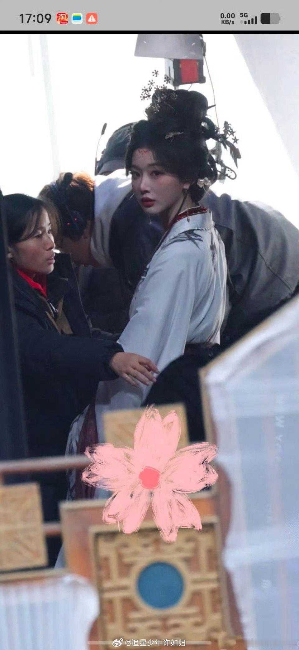 孔雪儿古装仪态孔雪儿饰演的昭阳公主也太惊艳了吧！路透中她身姿挺拔，动作间自带一