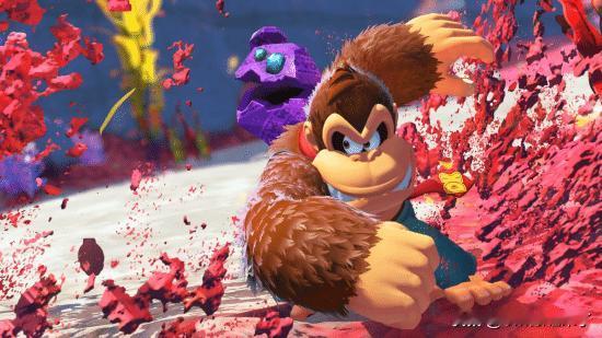 Switch2即将推出的新作《咚奇刚：蕉力全开》(DonkeyKongBa