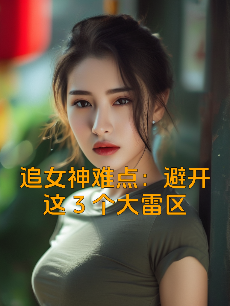 追女神难点：避开这3个大雷区