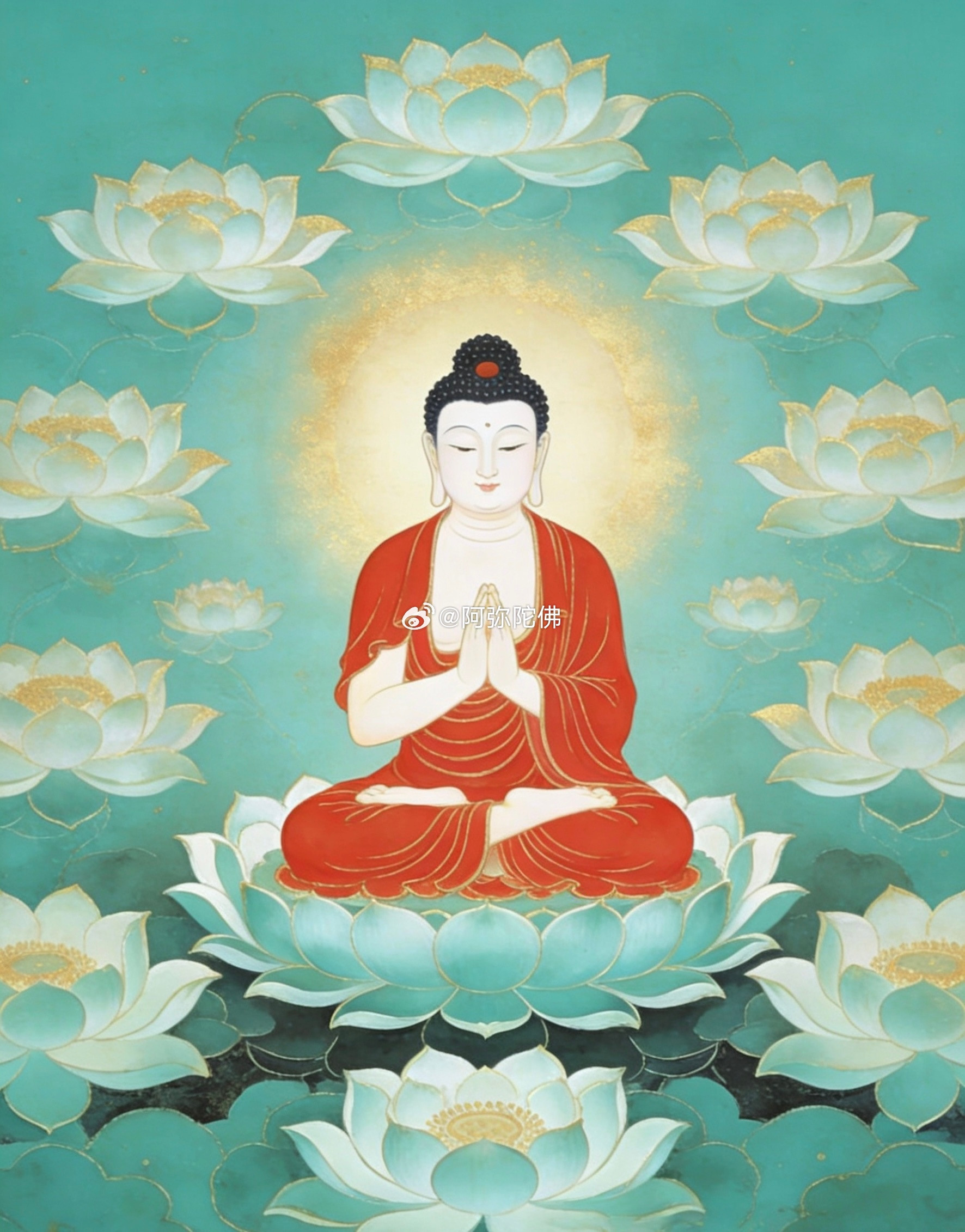 礼赞，好运临门，诸事顺利，阿弥陀佛。