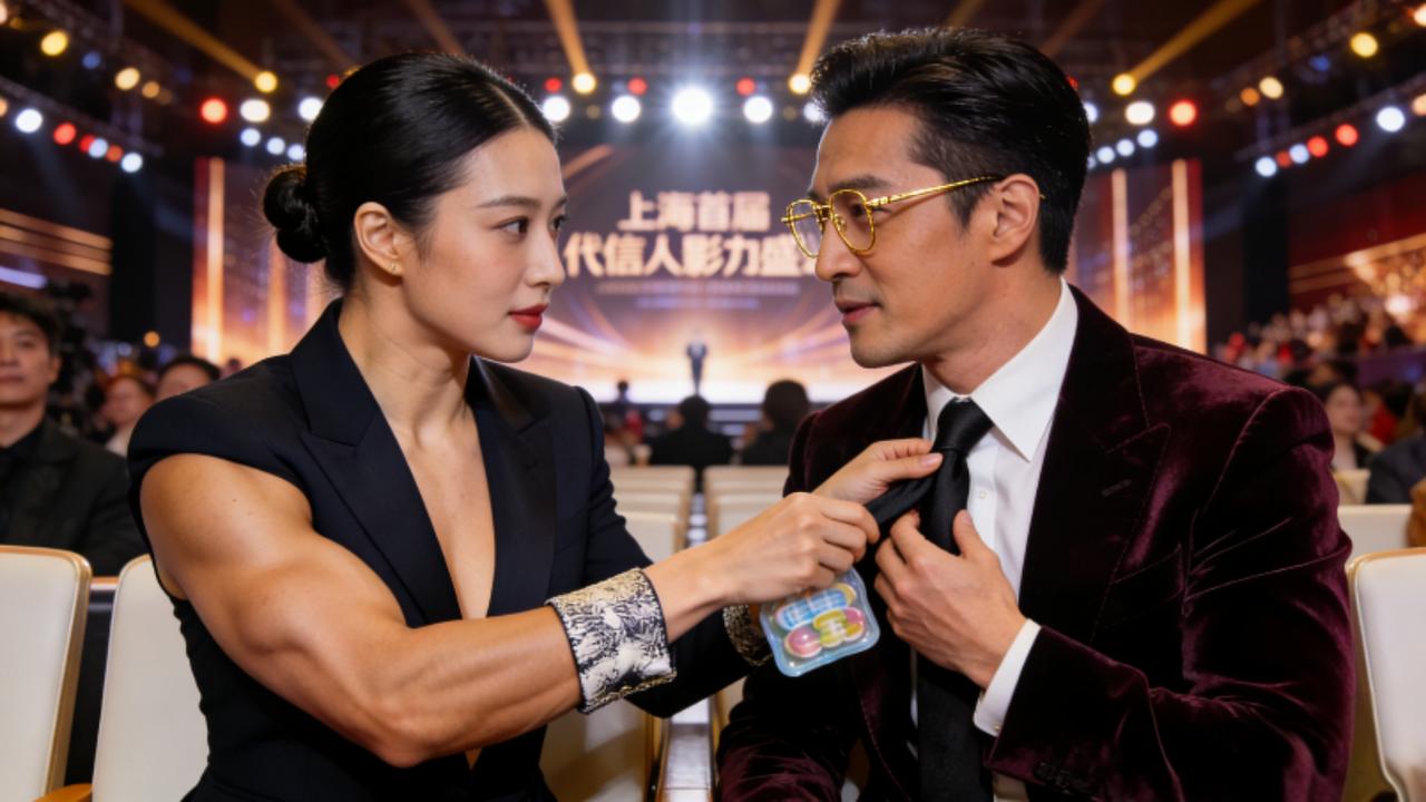 陈梦晒与黄晓明合照引热议！1700元西装气场碾压表哥，文体跨界藏双向成就1