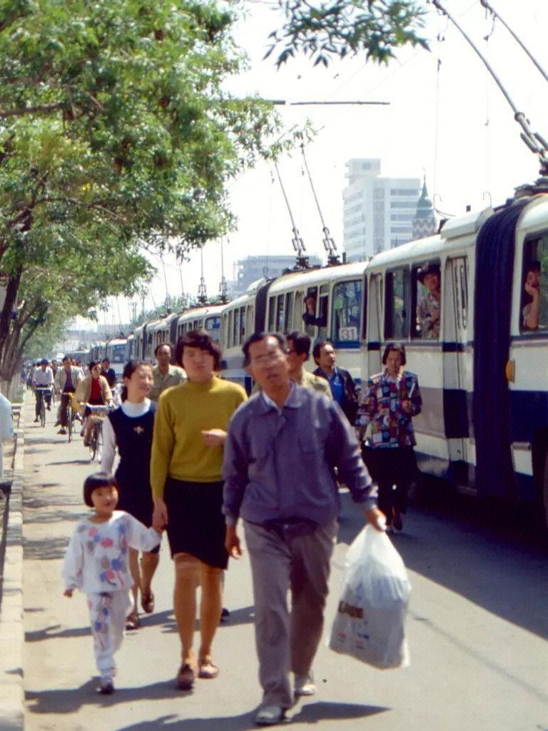 1992年的甘肃兰州街景​​​