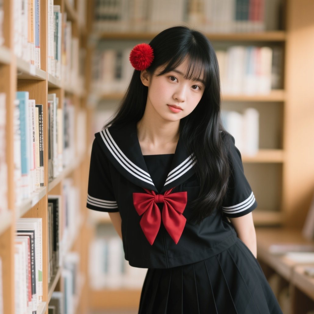 少女的心事藏不住裙装更添几分妩媚