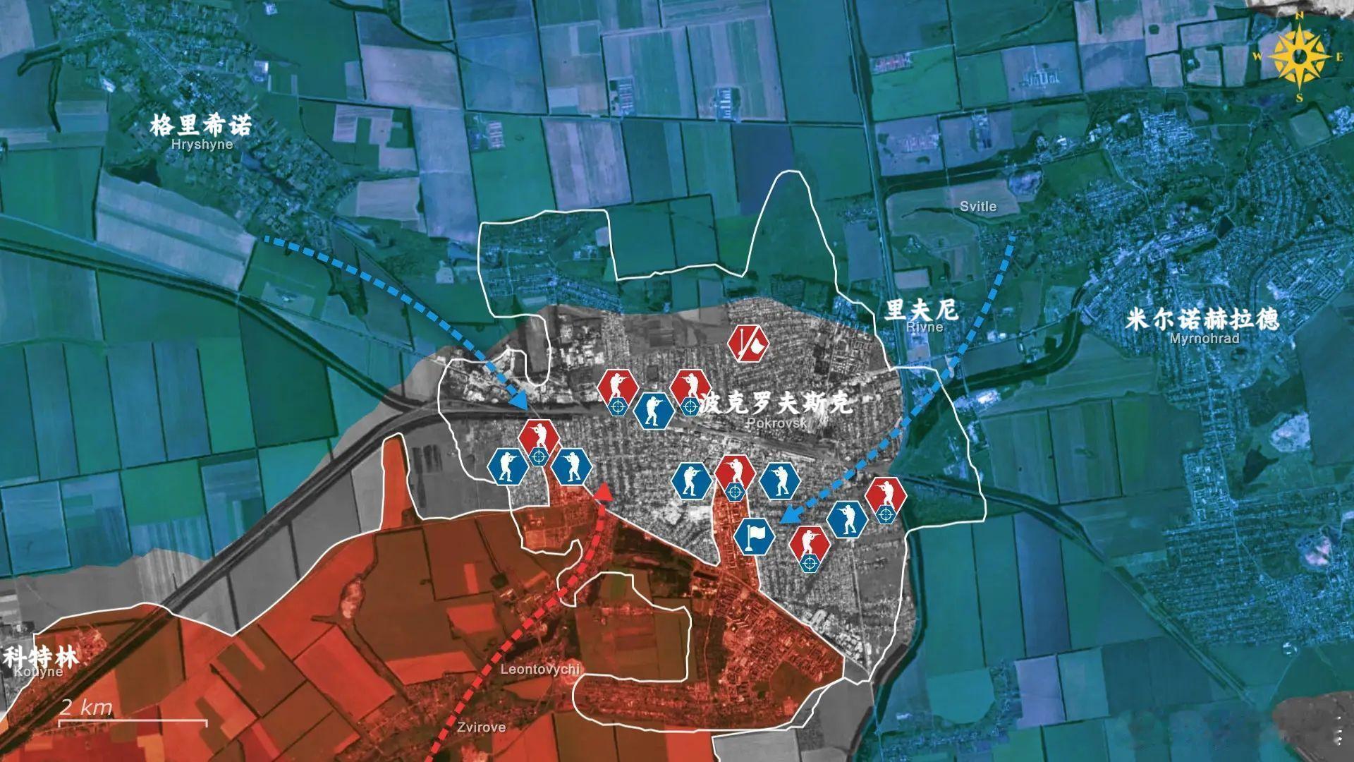 这个最唐信源又发战报了，425突击团神兵夜袭，夺回波克罗夫斯克市中心！“乌克兰第