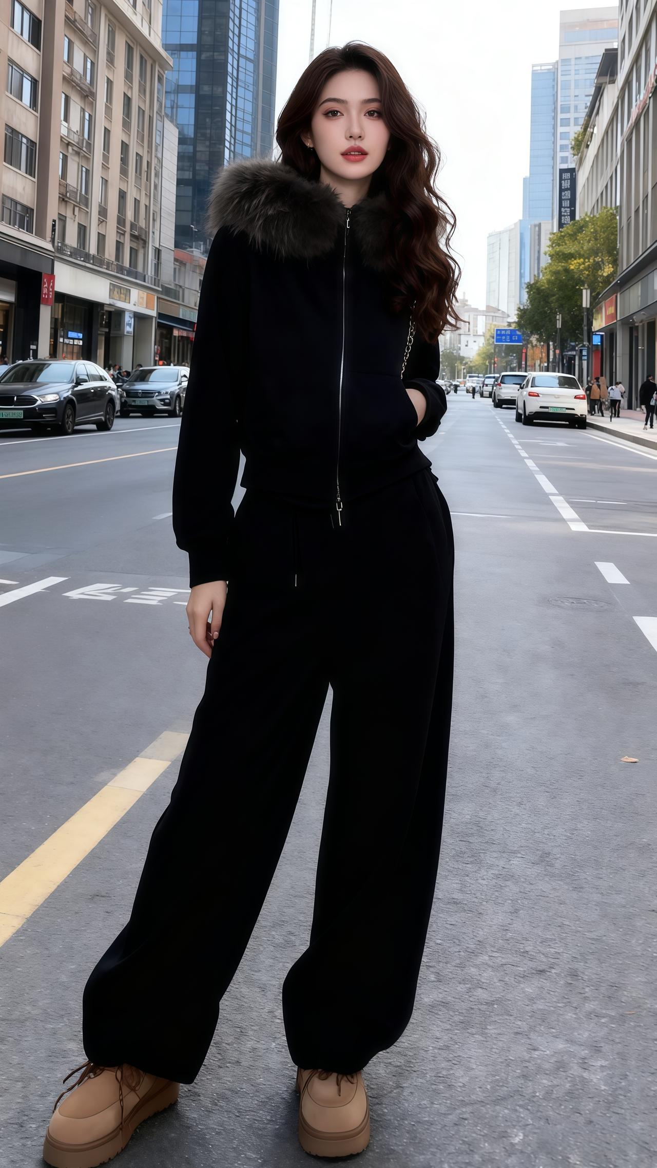 时尚穿搭黑色系穿搭穿搭韩系穿搭今天穿什么