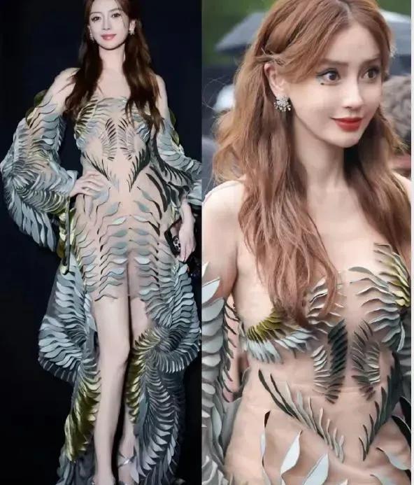 杨颖太敢穿啦！这衣服真好看，闲的宋佳的衣服不太好看啦！杨颖给人一种独特的魅力！