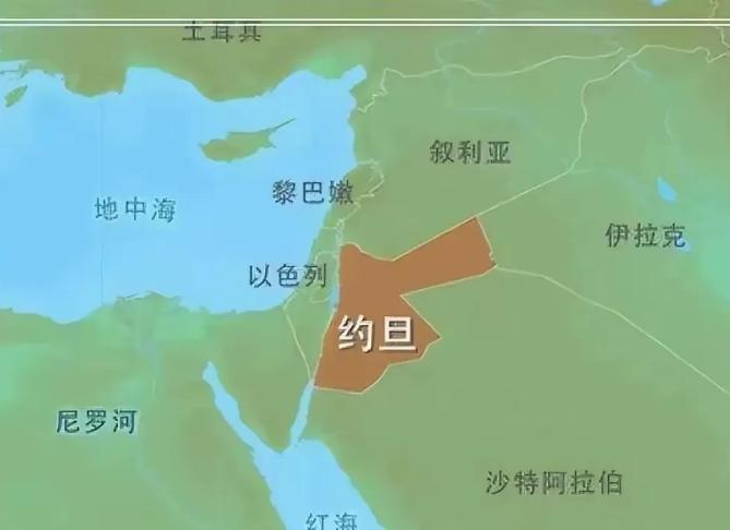 要说中东哪个国家最惨，约旦估计能排第一，国土80%是沙漠，油气资源几乎没有，连海