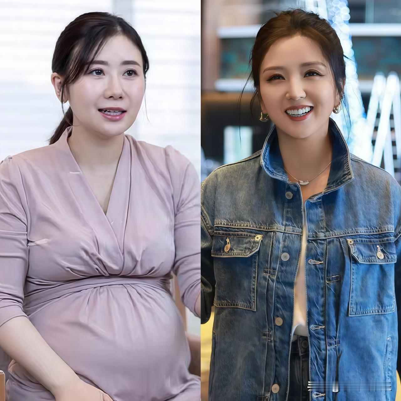 一个福原爱，一个何洁简直就是娱乐圈易孕体质代表39岁何洁五年两段婚姻生了