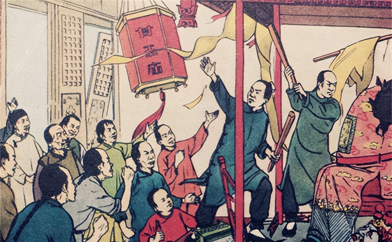 1856年夏天，东王府静谧地没有一点声音，洪秀全低头跪着，一旁的傅善祥脸色铁青。
