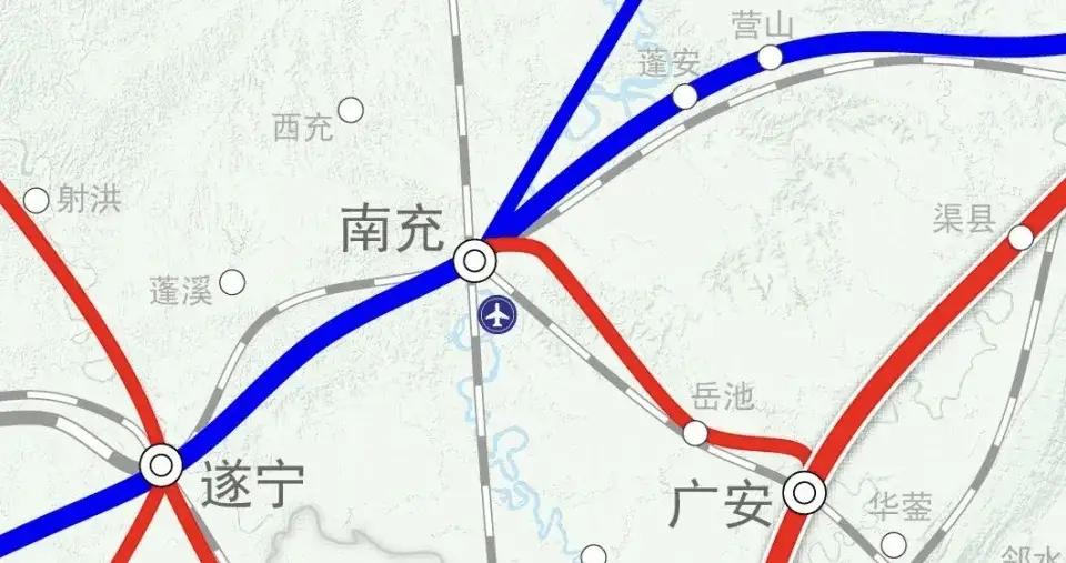 四川广安最期待的遂广忠黔铁路大慨率会变成广忠黔铁路！南广高铁即将开工更增加这个可