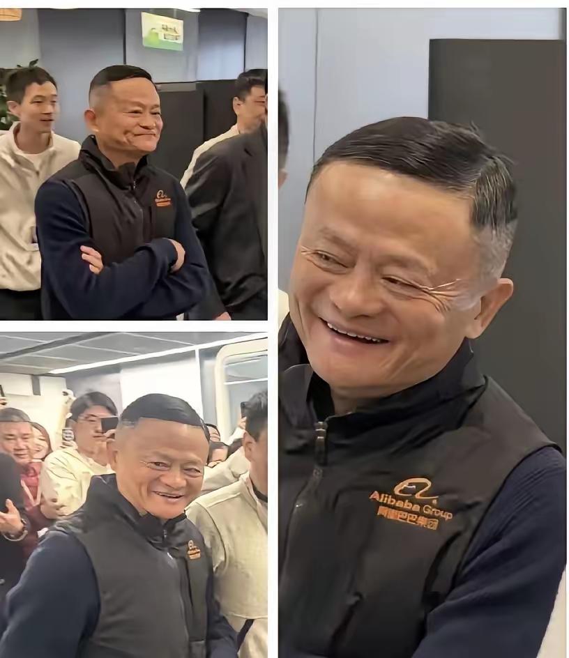 马云最近公开露面的照片和以前的差别还挺大的。以前很瘦，现在自从隐退之后，身材也