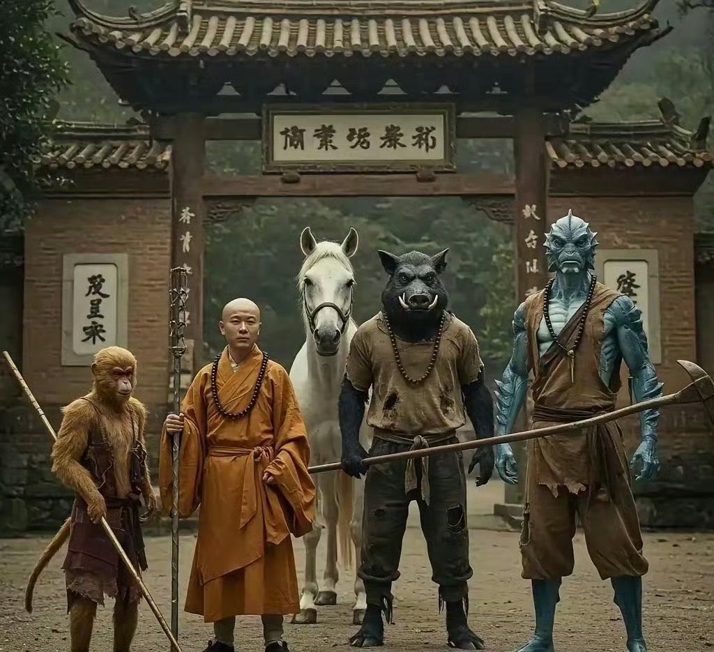 西游记的师徒四人真实面貌？？？​​​