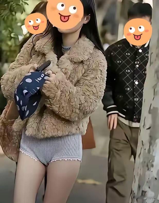 看起来时尚不时尚我不知道，但是看着都冷…