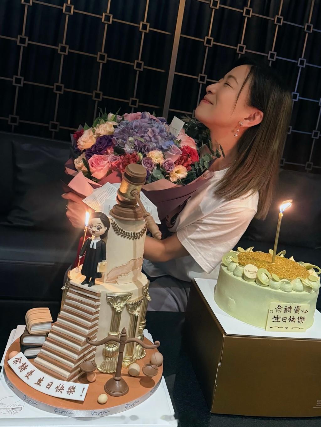 佘诗曼迎来51岁生日获众星齐聚庆祝周嘉洛陈山聪谢天华为视后庆生新晋小生出席饭