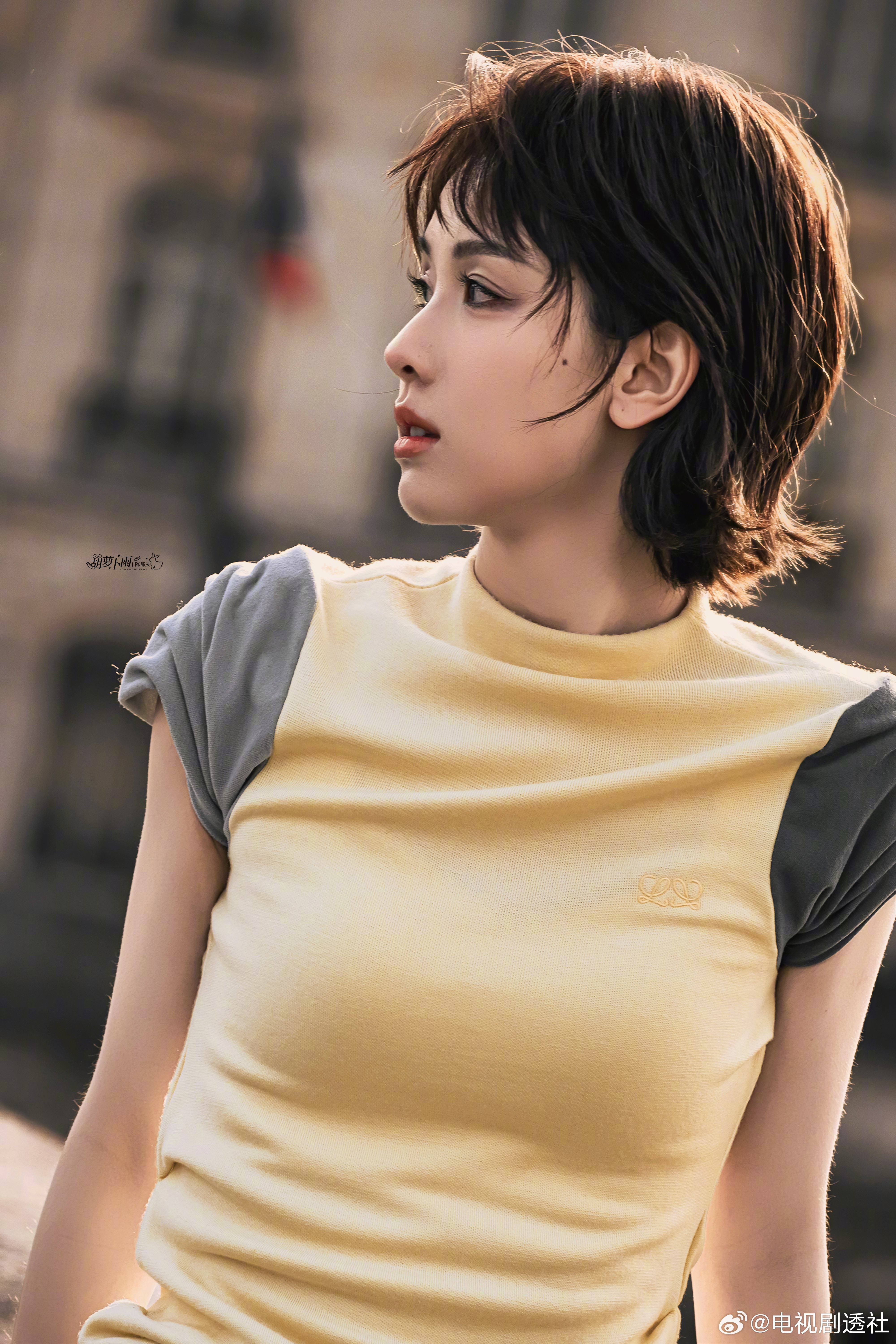 最近好多女明星剪短发了～你最喜欢谁的造型？陈都灵/吴宣仪/卢昱晓