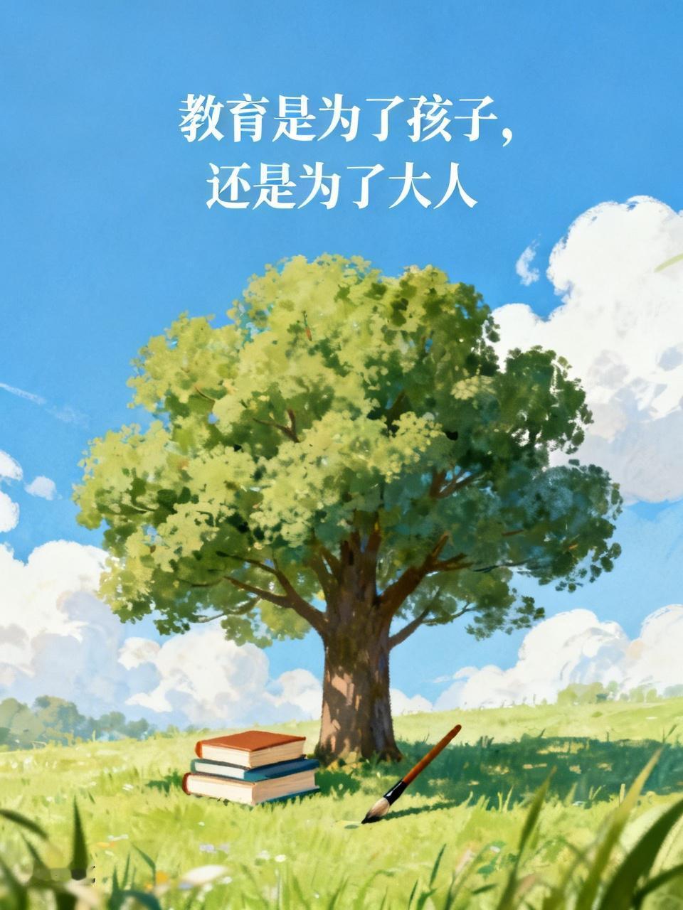 教育到底是为了孩子，还是为了大人，这真是个值得深思的问题。有些家长给孩子报各种