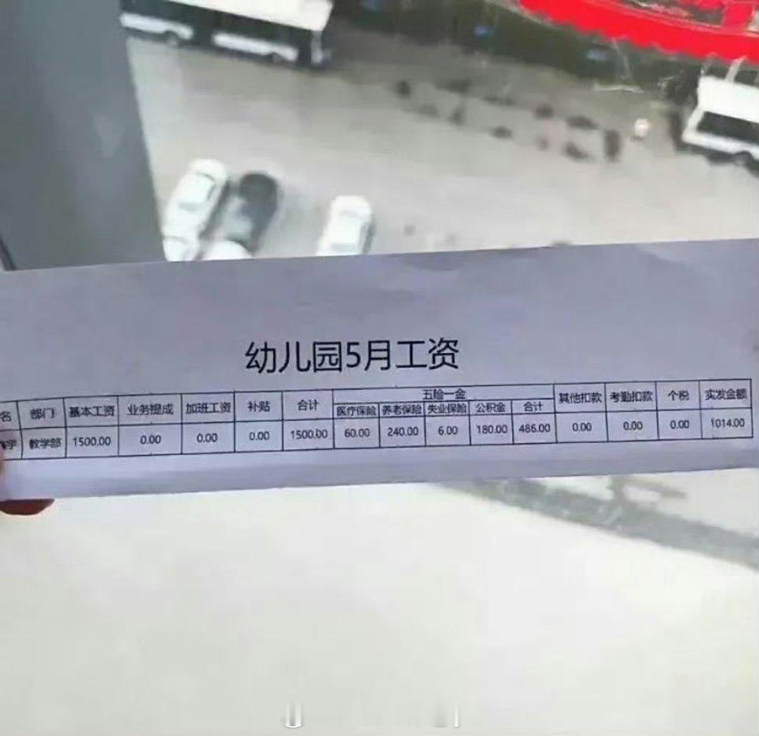 幼儿园这点工资我要辞职吗