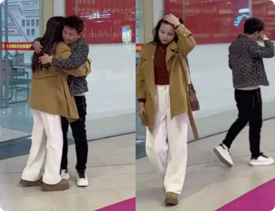 后悔了，再见已是陌生人！！夫妻离婚后，丈夫提出再拥抱一次的请求，妻子点头同意