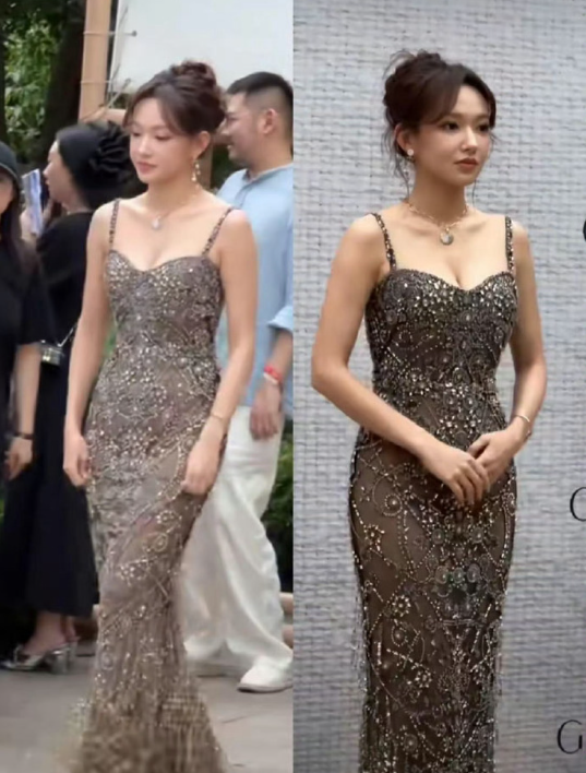 不是，她瘦下来之后身材更藏不住了