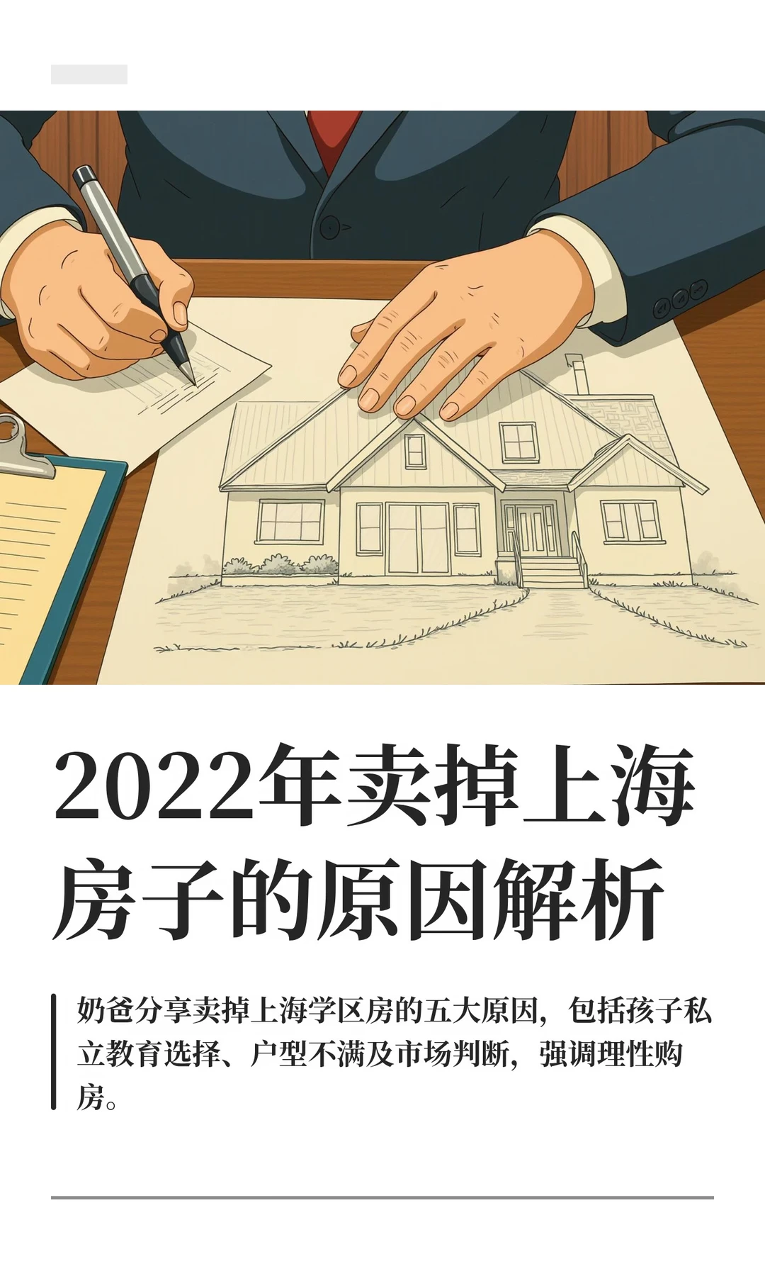 2022年卖掉上海房子的七个原因