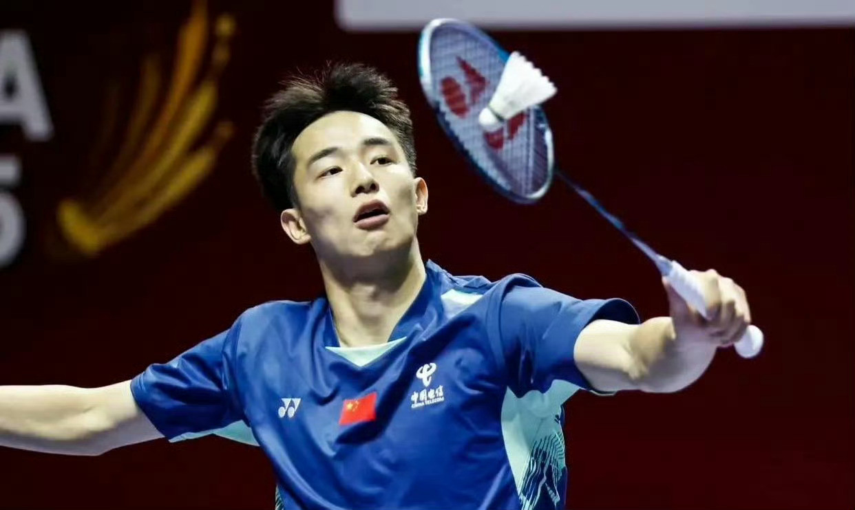 #王正行2比1李佳豪##王正行晋级男单16强#🏸2026年奥尔良羽毛球大师赛，