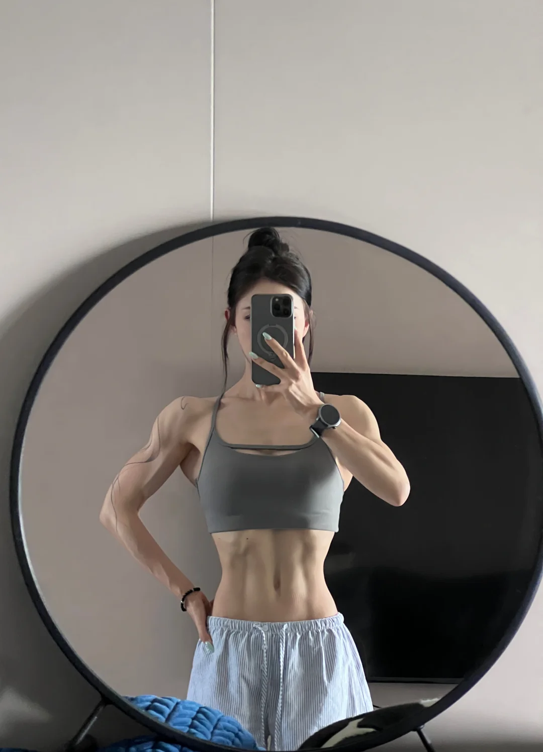 163｜47kg 一个月体脂率到11 ，有点震撼！