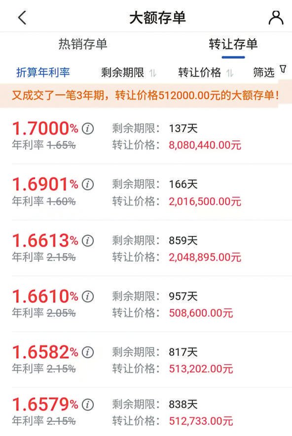 银行大额存单还香吗