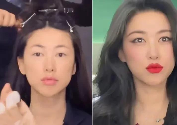明星们妆前妆后像换了一个人！瞧朱珠、钟楚曦、欧阳娜娜，素颜照甚至不比路人。