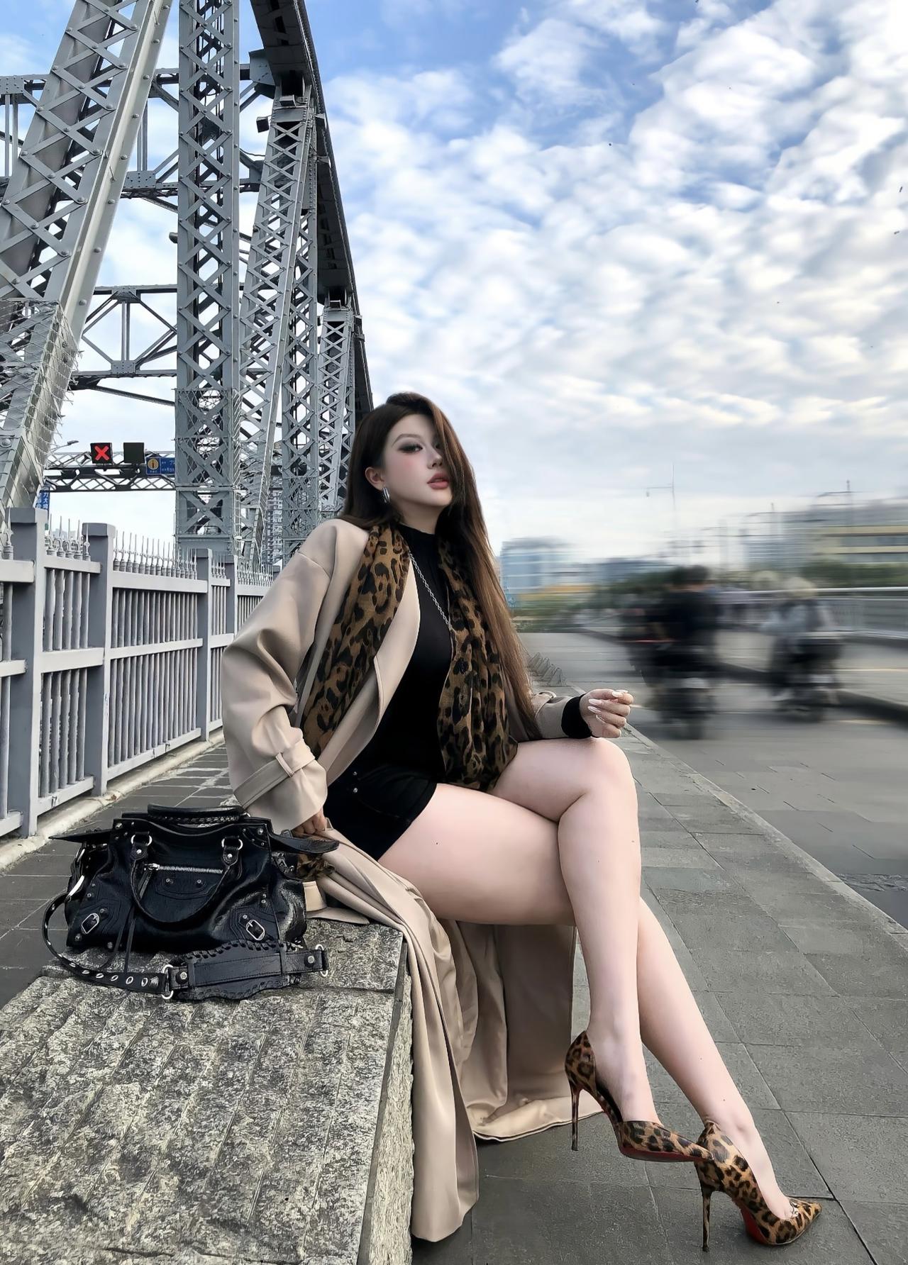 穿搭穿搭分享街拍高雅气质美女好身材性感女神