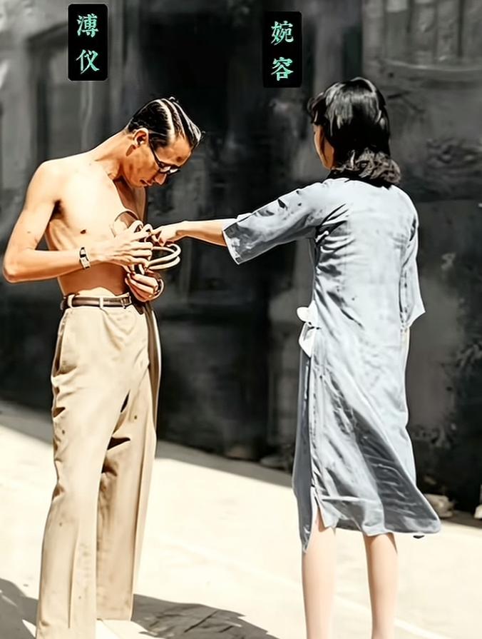 20年代在天津张园里的溥仪与婉容张园的门口，比平远楼更像一条规矩。溥仪到天