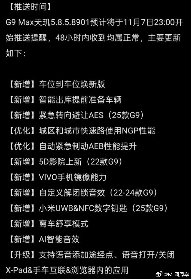 没想到G9的5D竟然还有更新新片源的一天，老泪纵横[哭哭][哭哭][哭哭]证明鹏厂现在
