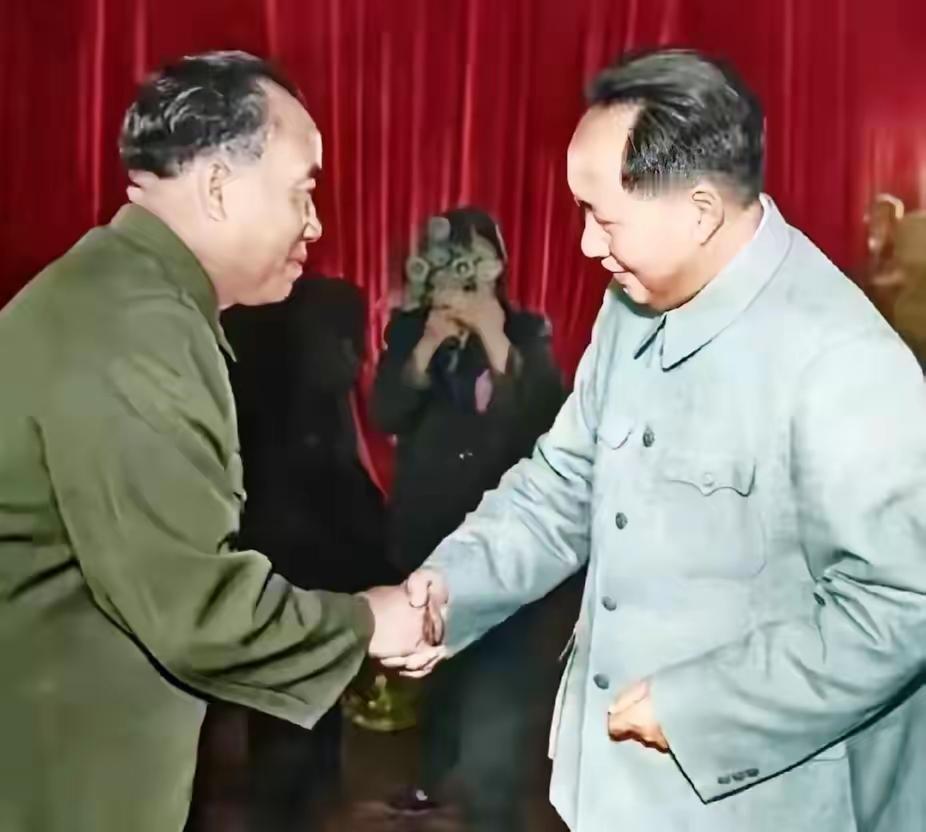 好久没见朱老总了，想死我了！那天，见到朱德总司令，毛主席从上到下仔仔细细好好打量