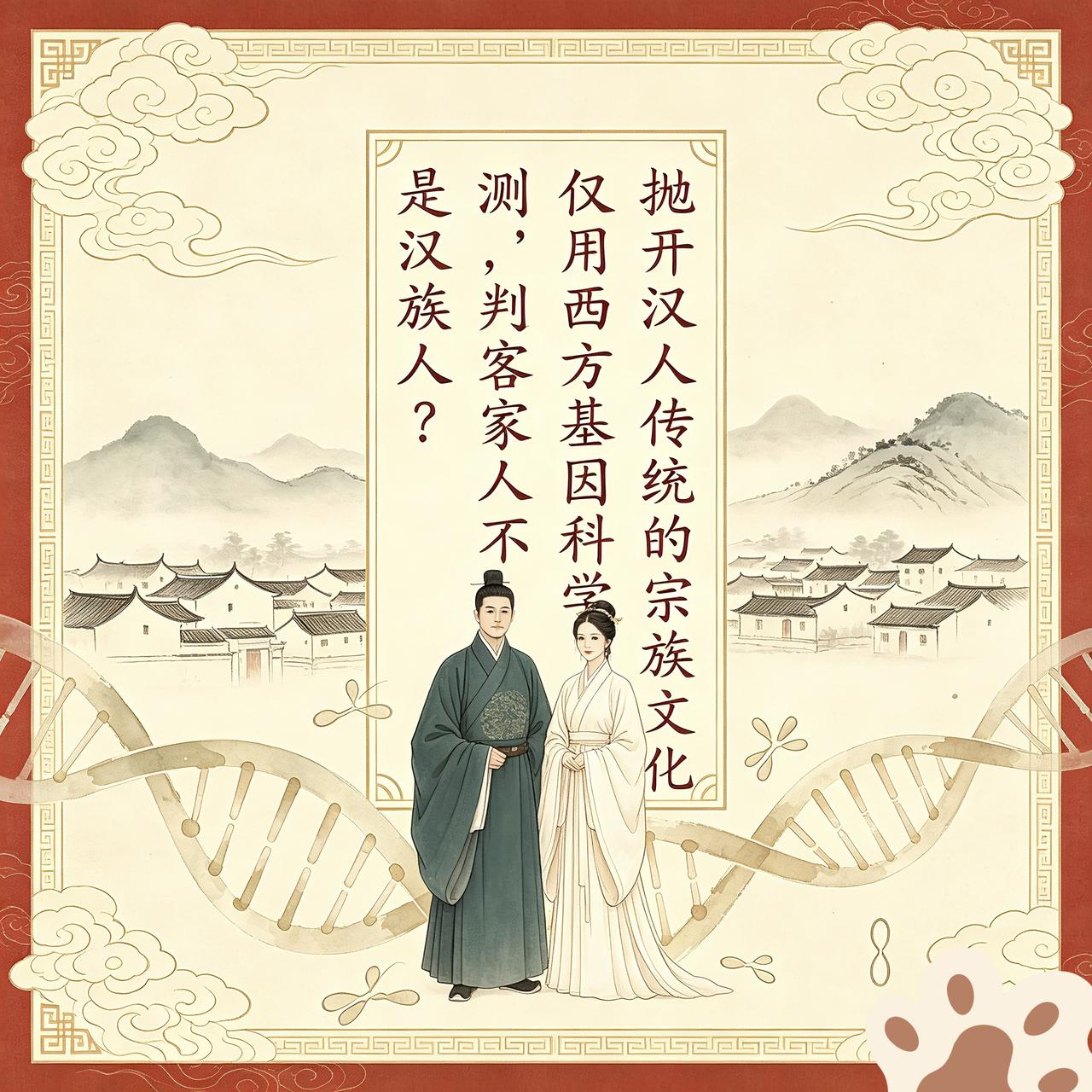 什么？完全抛开汉人传统的宗族文化，仅用西方基因科学来检测，来判定客家人不是汉族人