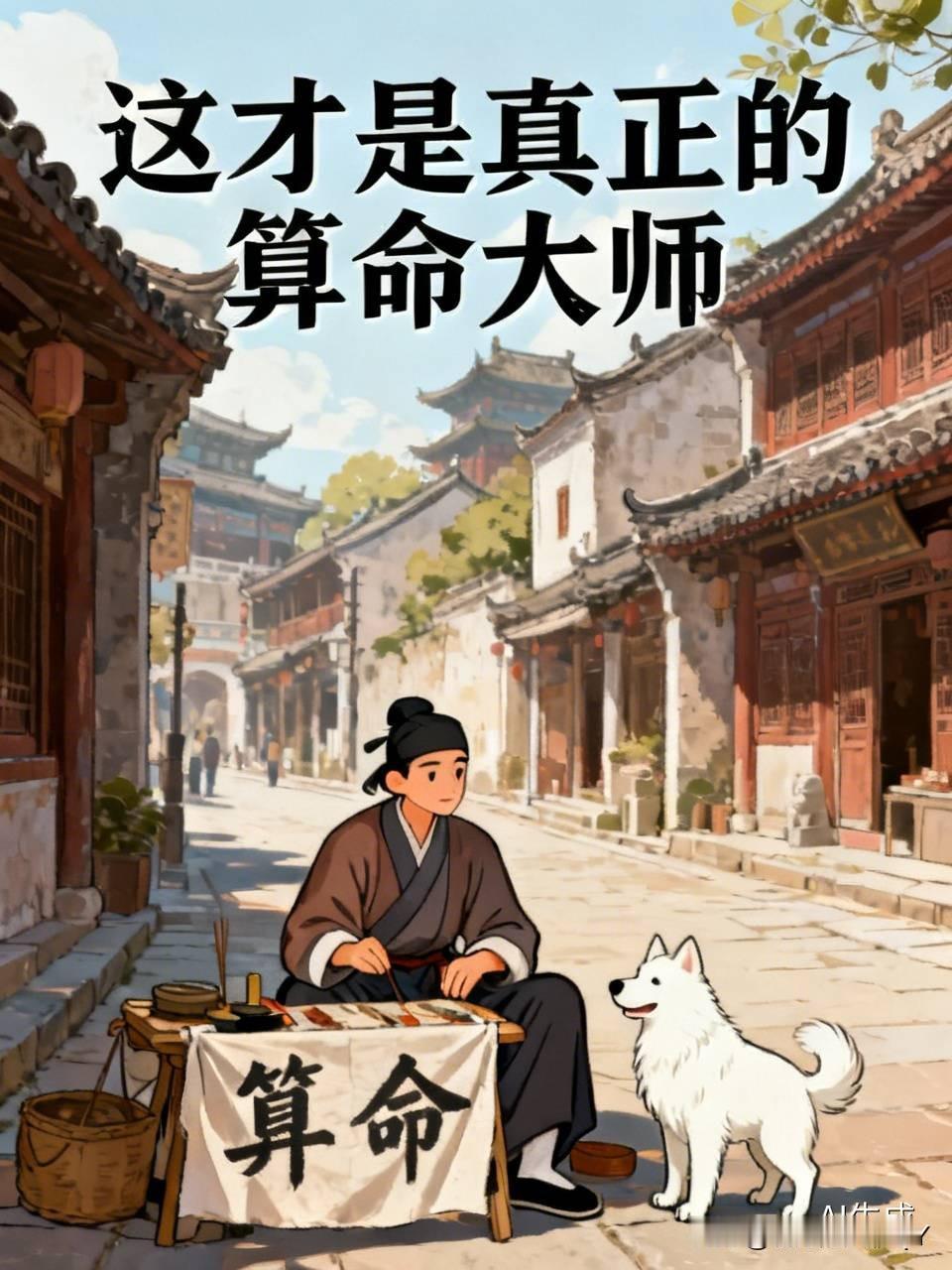 这才是真正的算命大师有个男子在大街上溜达，正好遇见一个算命的，非要给他算上一卦