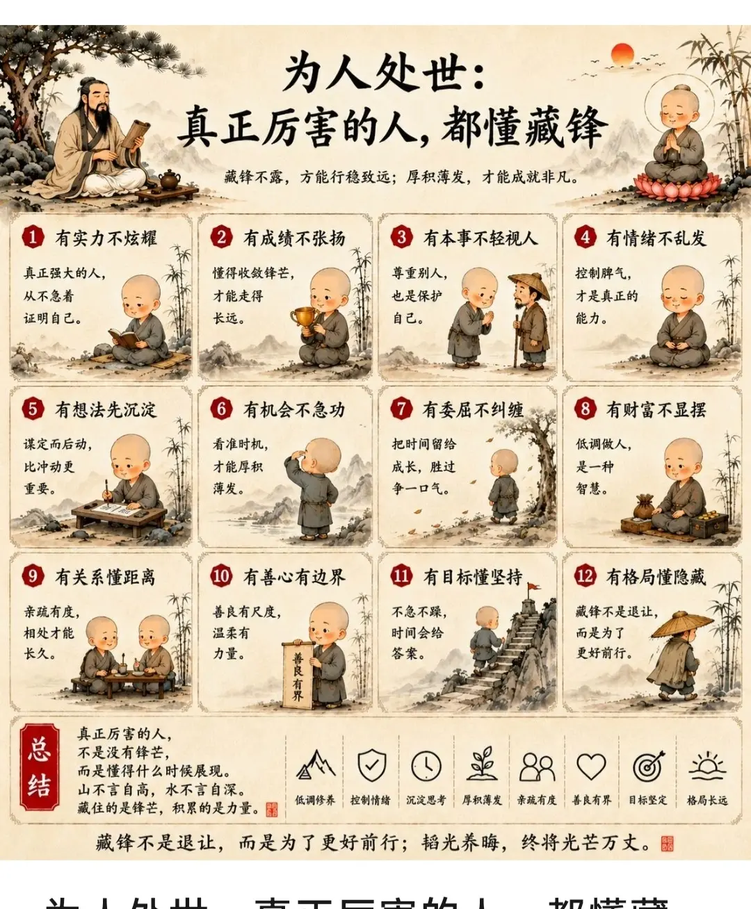 为人处世哲学，建议收藏！