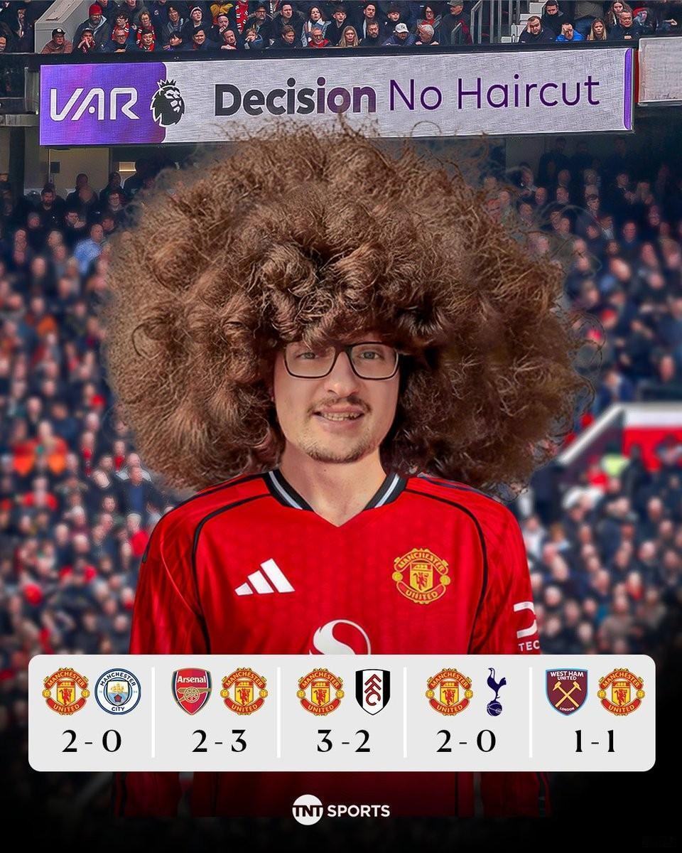 命运就是如此的捉弄人，曼联1-1绝平西汉姆联，无缘五连胜！那位立志曼联五连胜才剪