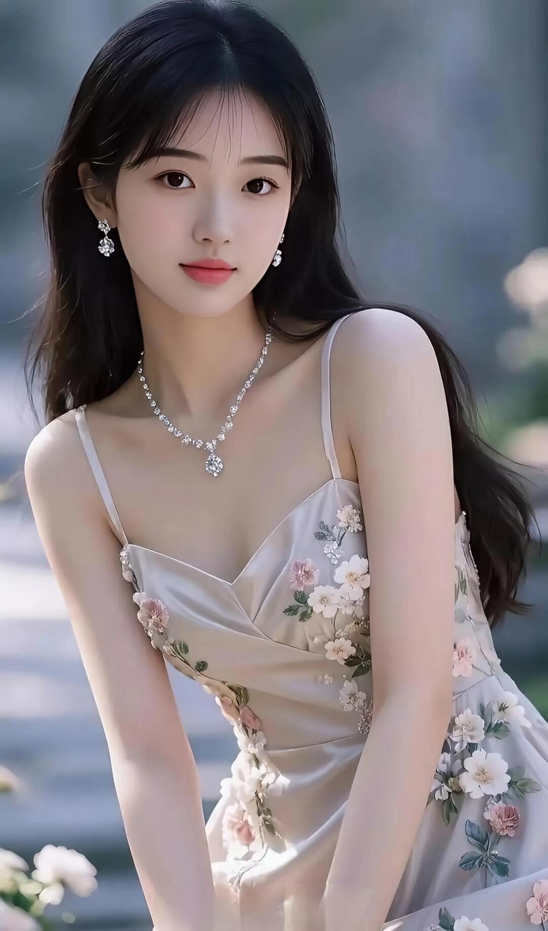 温柔花仙子，优雅气质满溢！🌸✨