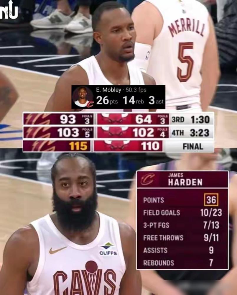 把哈登当牛马使唤了快一个赛季，最后一看数据，他才是联盟关键时刻第一杀手。你