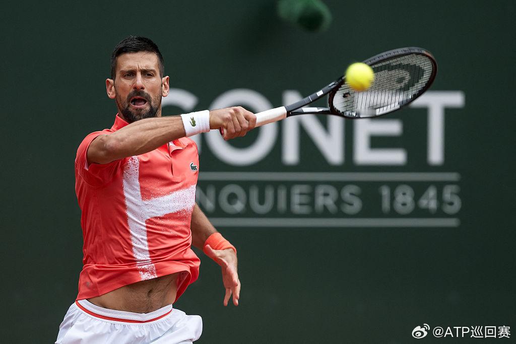红土赛季首胜✅ATP250日内瓦公开赛第二轮，2号种子德约科维奇以6-26-