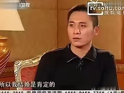 一次节目中，刘烨坦言，在婚礼前，他把自己关起来哭了好长时间。他曾经说过“这辈子最