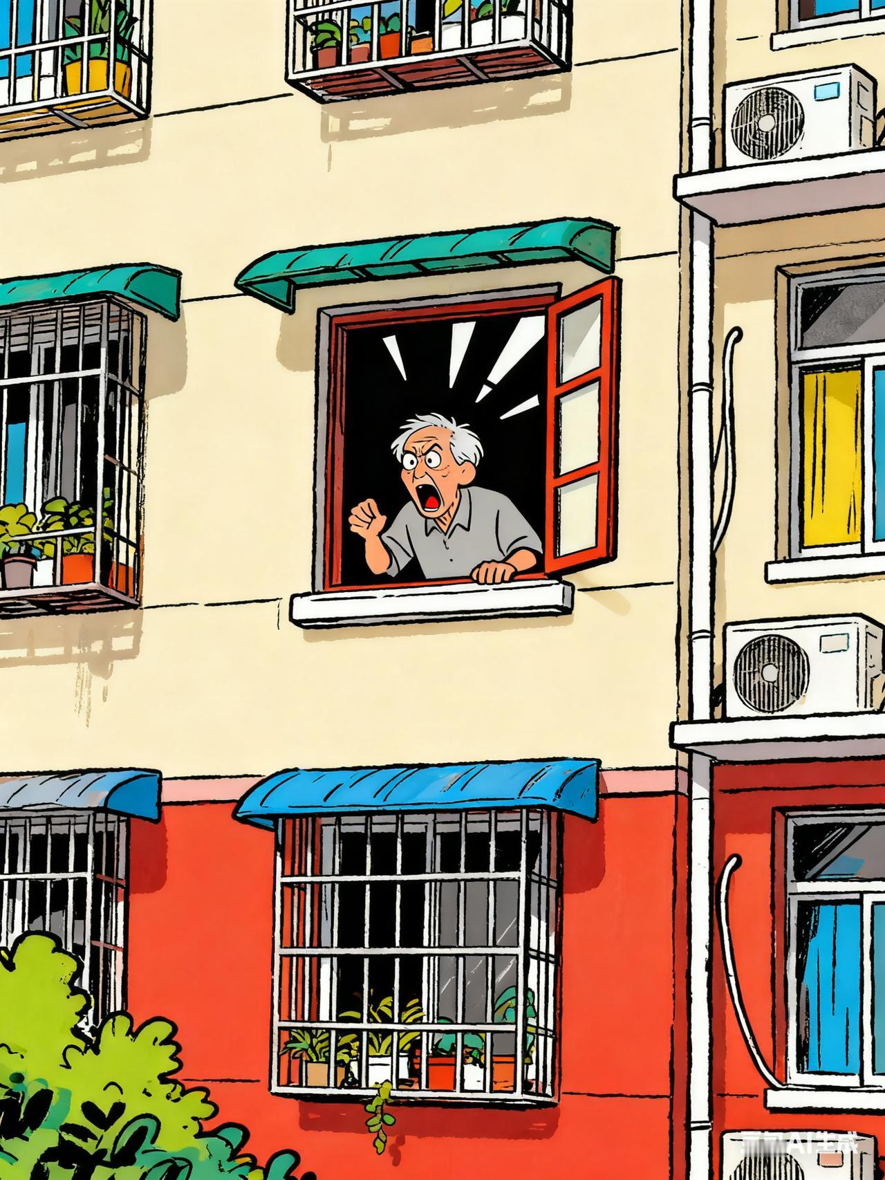 小区里有一个精神有问题的大爷，这大爷表面看不出什么异样，但会无缘无故的骂人，破口