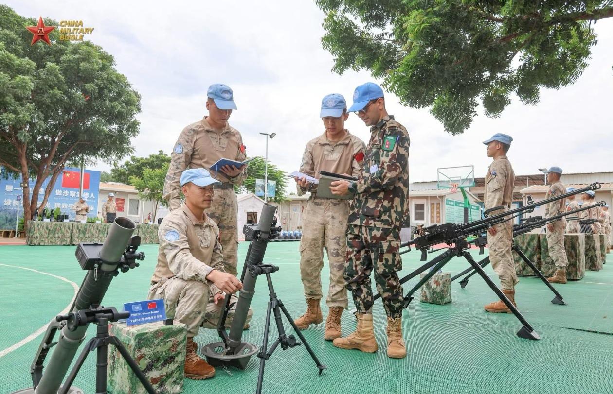 维和部队属于轻步兵的单位，比国内的轻高机部队还要更轻便一些，60毫米迫击炮和12