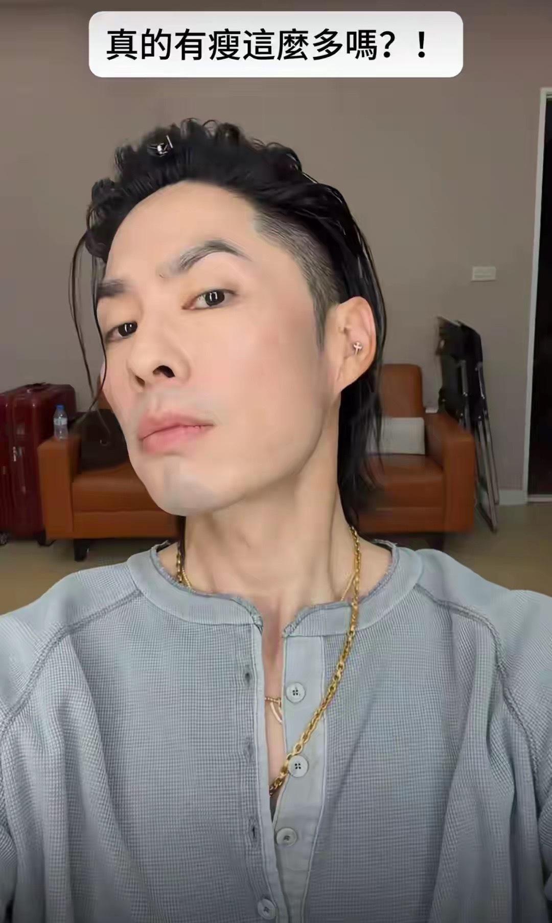 吴建豪回应暴瘦因自拍技术不佳录全脸视频自证眉毛三角形像申公豹