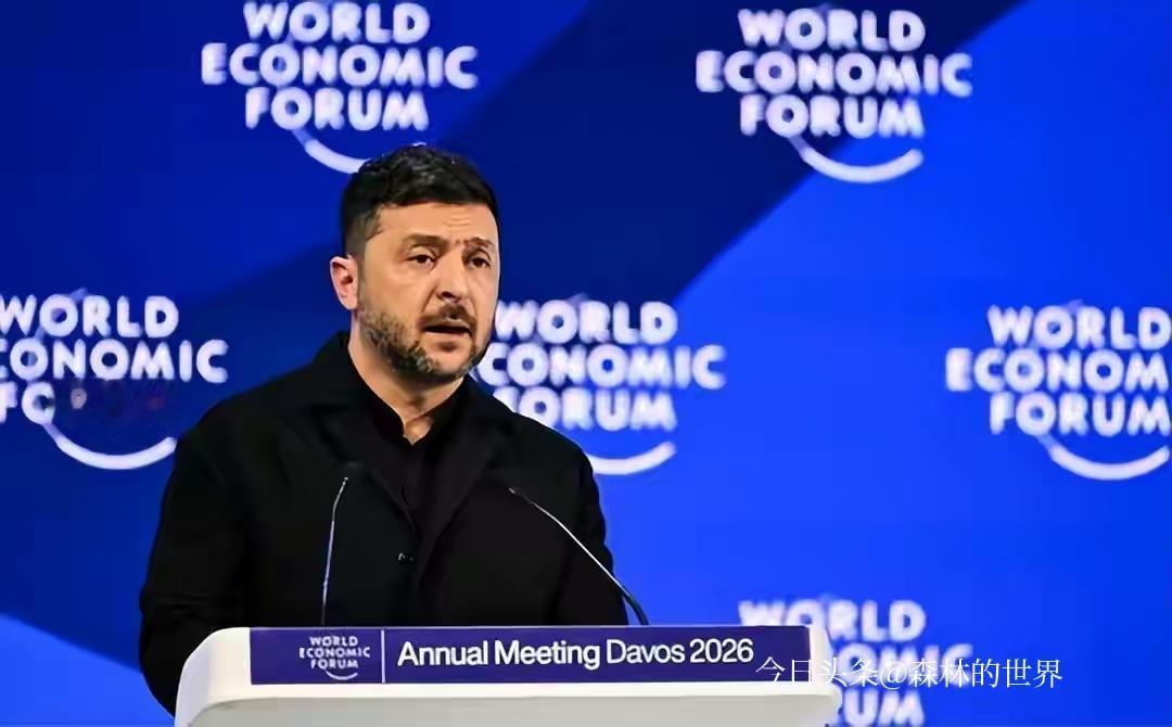 达沃斯论坛，泽连斯基把欧洲一顿猛批，骂其优柔寡断、是支离破碎的“中小国家沙拉”，