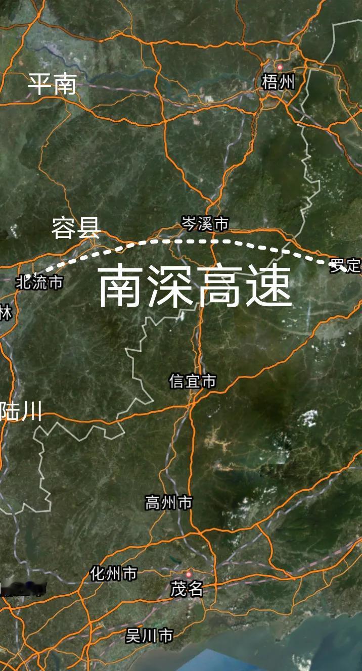 好消息，南宁至深圳时速350公里的南深高铁玉林北至岑溪东段已经开始启动四电工程，