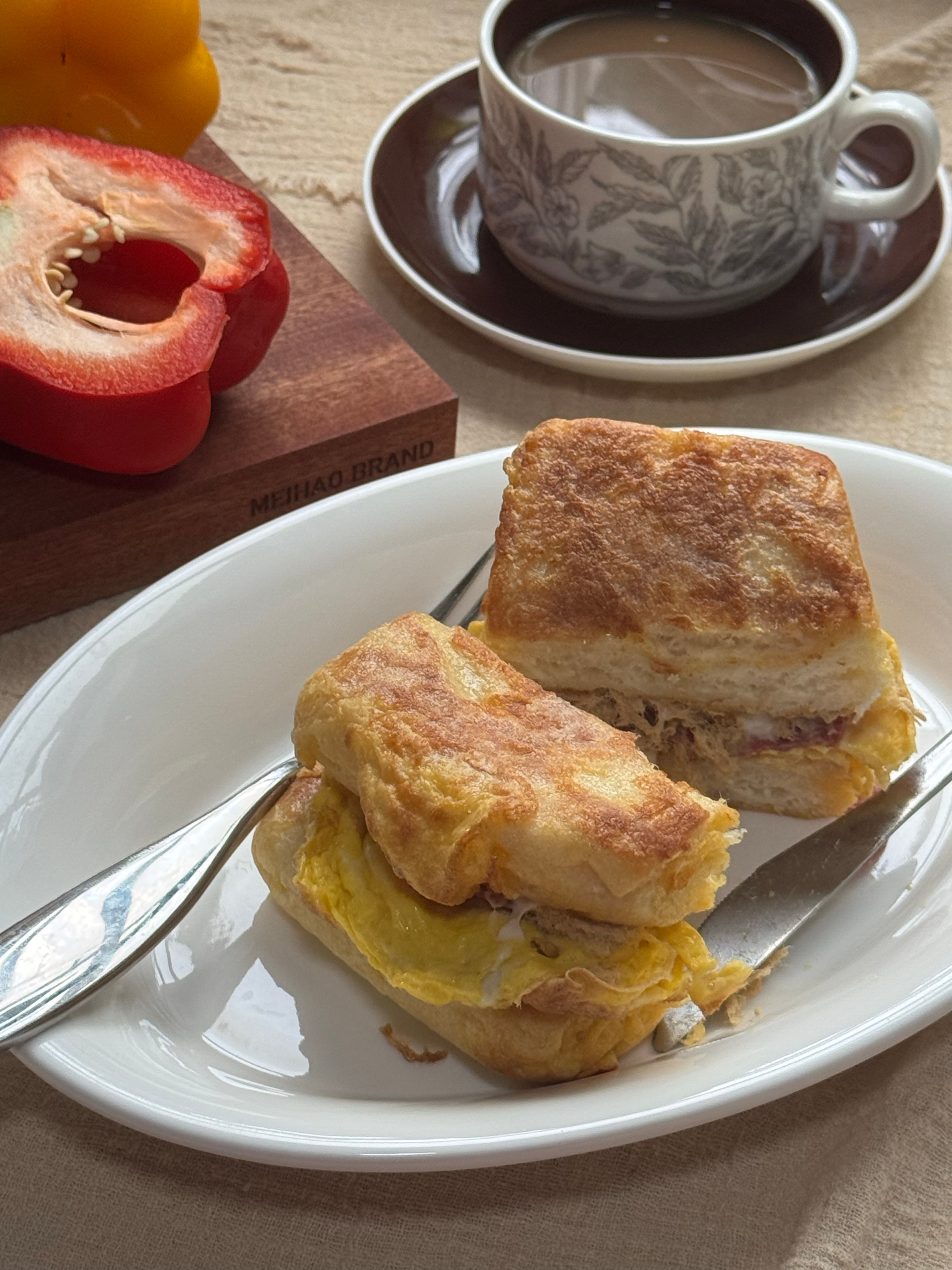 谁能想到这是大饼做的呀[大笑]早餐​​​