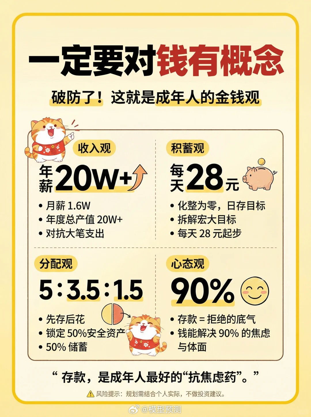 成年人一定要对钱有概念