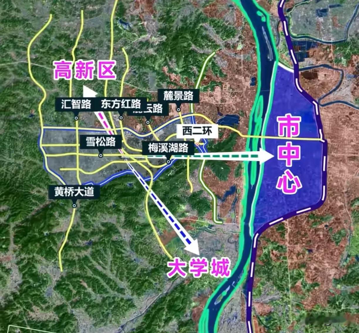 长沙市梅溪湖那边因为开发成本低，土著不多。并且很大地方都是种水果种菜之类的农田，