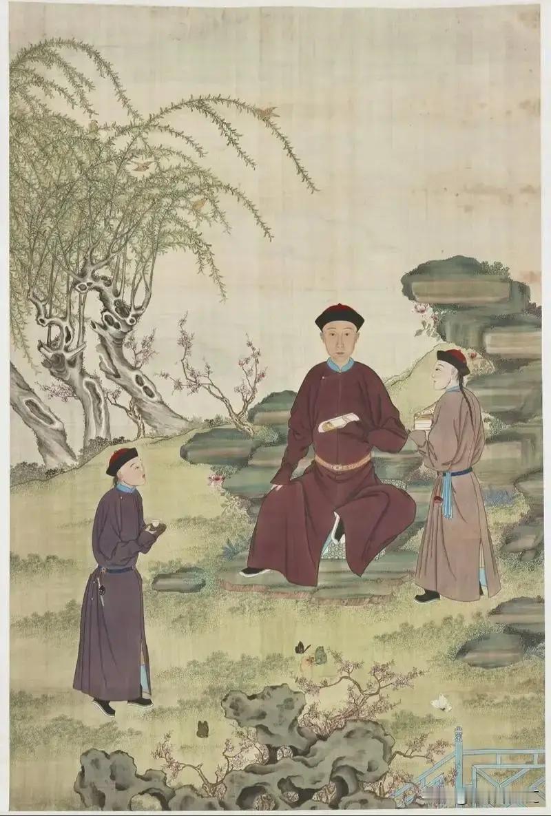 1736年，乾隆的弟弟弘昼与讷亲发生争执，当着百官的面，弘昼突然一脚将讷亲踹倒，并把他按在地上狂扇巴